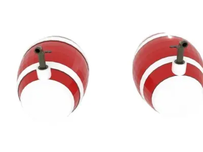  Rum Casket Low-poly 3D model