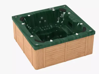 Whirlpool 4 Person Hot Tub 3D model purchase