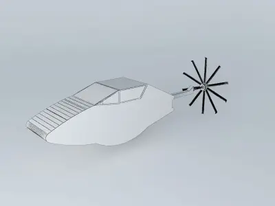 Submersible hovercraft Free 3D model