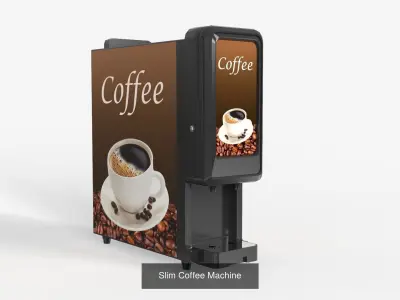Various Beverage Dispenser Machines 3D Model Pack