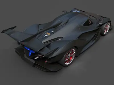 Apollo IE Hyper Detailed Carbon Fiber Masterpiece 3D model purchase