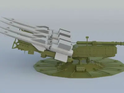 S-125 Neva Pechora SA-3 Goa 3D model
