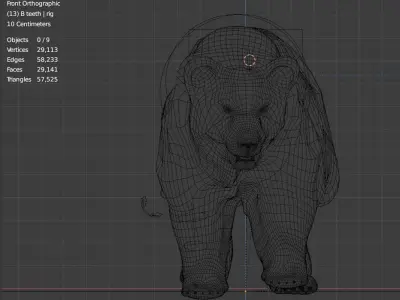 Bear animal 3D model