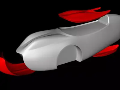 Velomobile Design Free 3D model