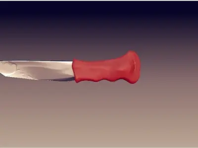 Knife weapon  3D model