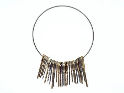 Keys in Big Ring 3D model