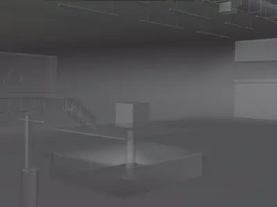 Smoke Tunnel Animation 3D model