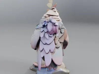 explorer bird 3D model