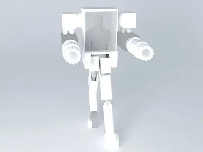 SketchMecha robot Free 3D model