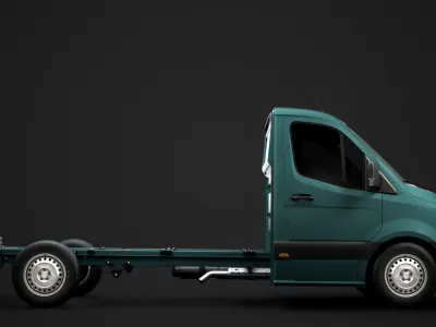 Mercedes Sprinter Chassis Single Cab L2 FWD 2020 3D model