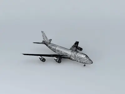 AirAmerica Boeing 747 200B Free 3D model