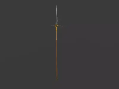 Spear 01 Low-poly 3D model
