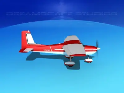 Cessna 172 Skyhawk 1958 V05 3D model