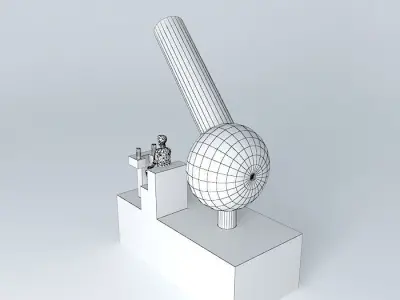 cannon Free 3D model