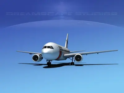 Boeing 767-100 SAS 3D model