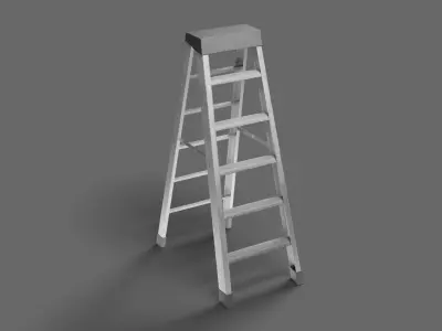 Ladder-Low Poly Low-poly 3D model
