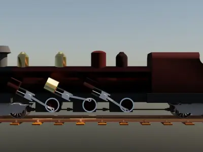 6 pistion climax 3D model