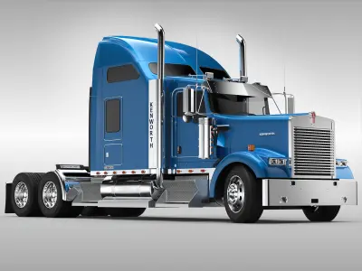 Kenworth W900 3D model