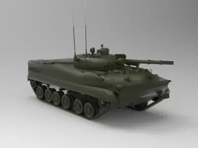 BMP-3 infantry fighting vehicle 3D model