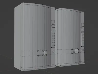 Pepsi and Coca Cola vending machine 3D model