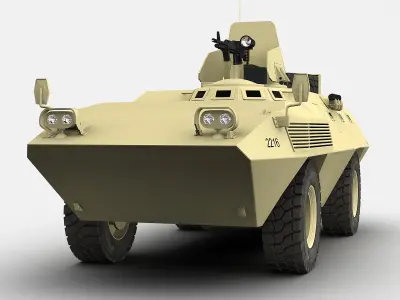 Fiat 6614 APC 1994 3D model