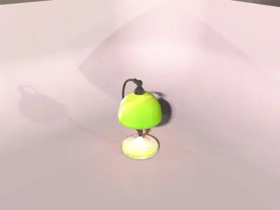 Plastic Lamp 3D model