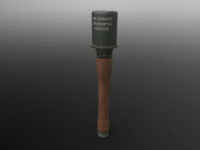 WW2 Hand Grenade 3D model