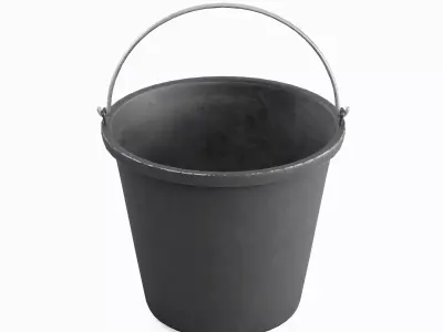 Industrial Bucket 03 Low-poly 3D model