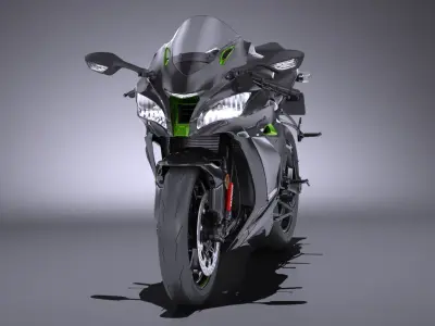 Kawasaki Ninja ZX10R SE 2018 3D model