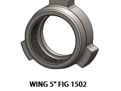 WING 5 INCH FIG 1502 REAL DIMENSION 3D model
