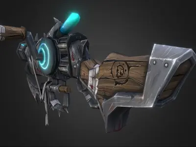 Prototype V2 - Game Ready Stylized Prop Low-poly 3D model