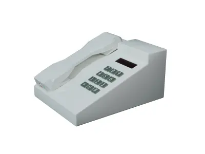 Telephone  Free low-poly 3D model