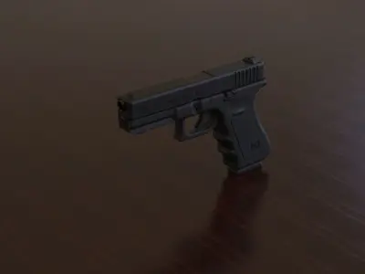 glock pistol 3D model purchase