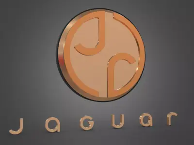 New Jaguar Logo 3D model