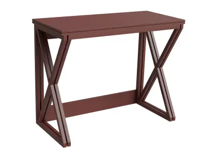 Brown Wooden Accent Table 3D model