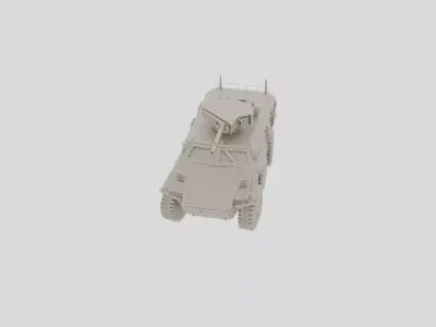 Armored Mine Resistant Vehicle for 3D print 3D model