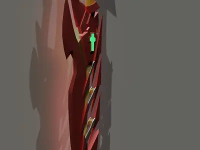Pyras Aegis Sword Xenoblade Free 3D model