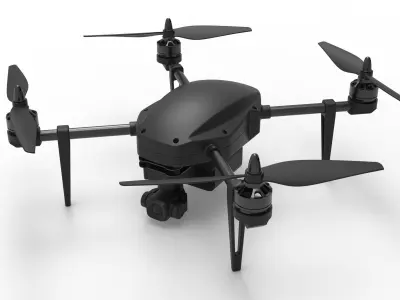 X450 Drone  3D model