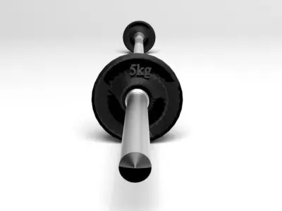 Barbell Adjustable 5kg 3D model