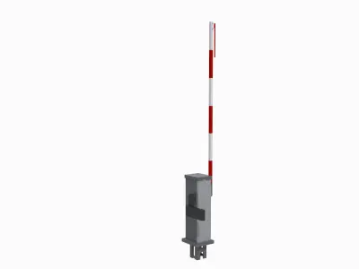 Rail Crossing Elements 3D model