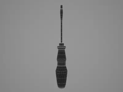 Screwdriver Low-poly 3D model shop