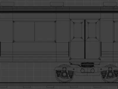 JR 205 Train  Low-poly 3D model