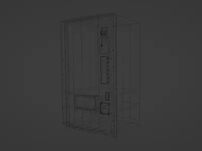 Vending Machine - Happiness Factory Low-poly 3D model