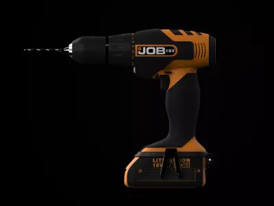 Wireless Hand Drill 3D model