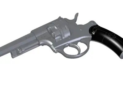 Swiss M1878 3D model