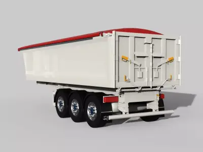 Siderale Tipper Trailer 3D model