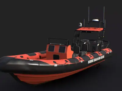 ISAR Rhib Low-poly 3D model