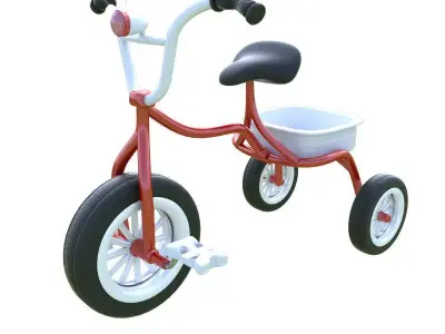 Kids Bicycle 3D model buy