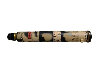 Military Artillery Rocket Missile Propellant Low-poly 3D model
