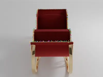 Santa Slides 3D model